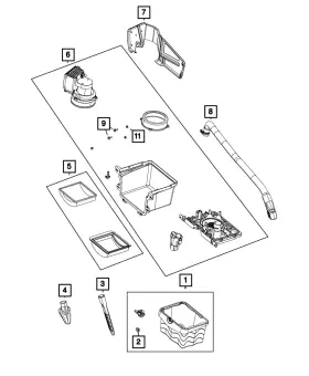 68272893ab Mopar Genuine Screw Cover