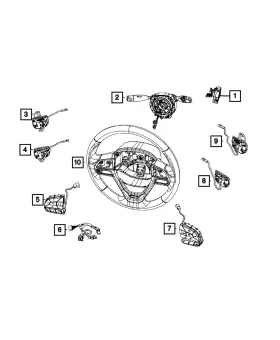 68378963aa Mopar Genuine Speed Control Switch