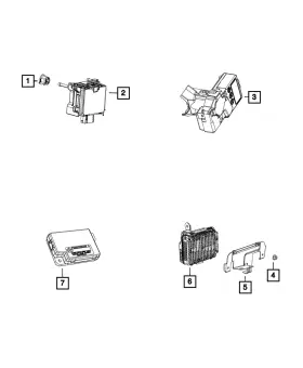 68456265aa Mopar Genuine Collision Module