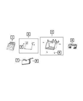 68484709ag Mopar Genuine Forward Facing Camera