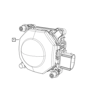 68518012ad Mopar Genuine Adaptive Speed Control Module Sensor