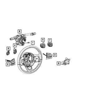 6ap32lxhaa Mopar Genuine Speed Control - Switch