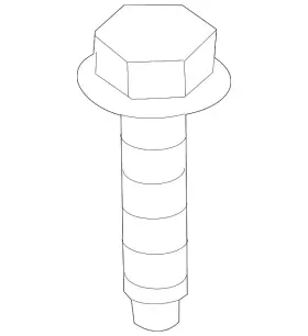 01125-a6081 Nissan Genuine Mount Bracket Bolt