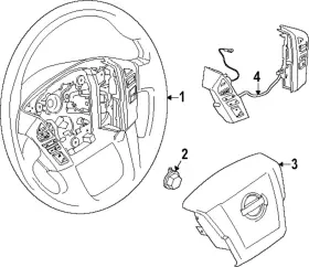 25550-9bu0b Nissan Genuine Switch Assembly