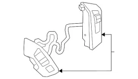 25550-9fv1a Nissan Genuine Cruise Switch 25550-9fv1a Nissan Genuine Cruise Switch