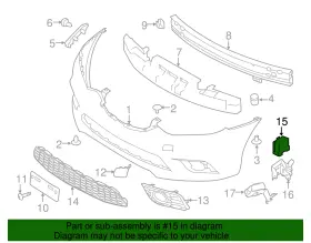 28438-5ud2a Nissan Genuine Distance Sensor #2