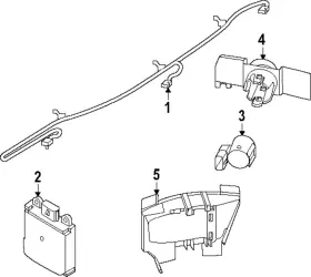 28438-7de0b Nissan Genuine Distance Sensor