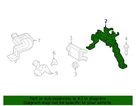28452-6mr0a Nissan Genuine Mount Bracket #2