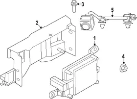 28452-9bu0a Nissan Genuine Cruise Control Distance Sensor Bracket
