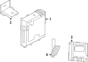 284l7-5mp1b Nissan Genuine Control Module Bracket