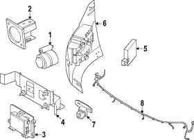 285u2-7ka0a Nissan Genuine Mount Bracket