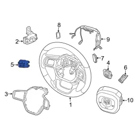 68571707ad Ram Oe Left Cruise Control Switch