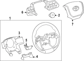 84250-ak010 Toyota Genuine Cruise Control Switch