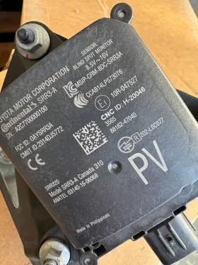 88162-47040 Toyota 2021 2022 Prius Prime Blind Spot Radar Sensor Left 88162-47040 Toyota 2021 2022 Prius Prime Blind Spot Radar Sensor Left