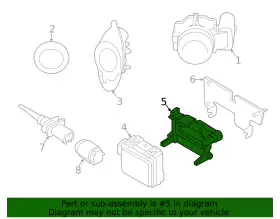88215-waa02 Toyota Genuine Distance Sensor Mount Bracket #2