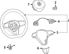 1ea-959-442-f-kvq Volkswagen Genuine Multi Switch