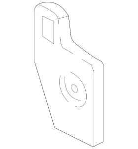3aa-971-303 Volkswagen Genuine Distance Sensor Bracket