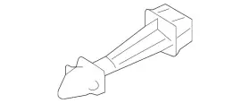 3c0-907-179-b Volkswagen Genuine Distance Sensor Bracket