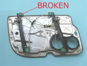 3d4837756ac Volkswagen 04 05 06 Vw Phaeton Front Right Passenger Side Door Window Motor Regulator Used