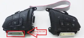 3g0-959-442-ae-vja Volkswagen Genuine - Steering Wheel Switch P/n
