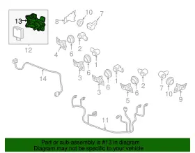 561-998-561 Volkswagen Genuine Distance Sensor Repair Kit #2