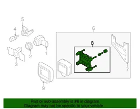 5g0-998-561 Volkswagen Genuine Distance Sensor Repair Kit #2