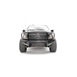 Fab Fours FF18-K4560-1 Front Bumper With Full Grille Guard And Tow Hooks New. Fixed Price $1669.99.