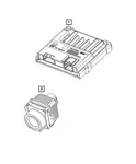 Genuine Mopar Forward Facing Camera 04672591AB. Fixed Price $1219.00.