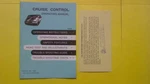Zemco 1980 Cruise Control Owners Manual, Cal Custom Hawk, Suit Classic Car Ford. Fixed Price $25.11.