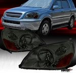 Fit 2003-2005 Honda Pilot Smoke Headlights Lamps Assembly Left+right 04. Fixed Price $97.99.