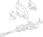 Genuine Mercedes-benz Switch Panel Navigation Pad 099-905-06-09-9J32. Fixed Price $208.00.