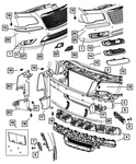 Genuine Mopar Adaptive Cruise Control Bezel 68109881AA. Fixed Price $45.86.