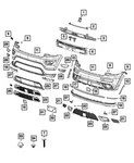 Genuine Mopar 68335660AA Front Energy-absorber-fits Jeep Grand Cherokee 2021-17. Fixed Price $53.99.