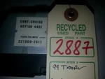 1999 Isuzu Trooper Cruise Control Module Oem 8971604461 #2887. Fixed Price $35.00.