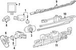 Genuine Lexus Blind Spot Detection System Warning Sensor 88162-0E201. Fixed Price $923.93.
