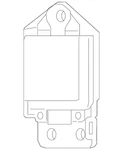 Genuine Nissan Blind Spot Detection System Warning Sensor 284K1-9DL1A. Fixed Price $621.82.