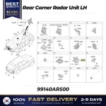 Genuine Rear Corner Radar Unit Lh 99140AR500 For Hyundai Genesis GV70. Fixed Price $490.00.