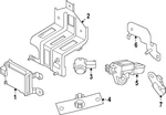 Genuine Nissan Cruise Control Distance Sensor Bracket 285U2-6GP0A. Fixed Price $44.38.