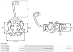 For Rozruszniki Alternatory SBH3018 Brand New As-pl Starter Motor Brush Ho. Fixed Price $21.45.
