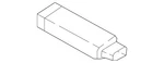 Genuine Volkswagen Antenna 5WA-962-131-G. Fixed Price $32.34.