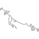 Genuine Bmw Wiring Harness Front End 61-12-5-A6A-527 New. Fixed Price $199.60.
