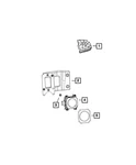 Genuine Mopar Adaptive Cruise Control Sensor 68234604AG. Fixed Price $1708.00.