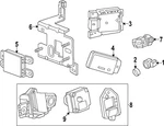 Genuine Gm Mount Bracket 85537217. Fixed Price $33.45.