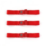 Ford Truck 1957 - 1960 Standard 2PT Red Lap Bench Seat Kit 3 Belts. Fixed Price $69.50.