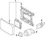 Genuine Audi Radar Sensor Bracket 85E-907-550-N. Fixed Price $907.59.