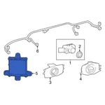 Toyota 88162AK023 Rear Blind Spot Detection System Warning Sensor. Fixed Price $933.45.