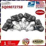 4PCS Tpms Tire Pressure Sensors 5Q0907275B 433MHZ For Porsche Audi Mclaren Vw. Fixed Price $36.98.