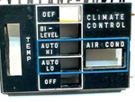 Mercedes 77-81 W116 450SEL,W123,R107 450SL Climate Control Colored Black Face. Fixed Price $100.85.