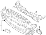 Genuine Mazda Distance Sensor Bracket N454-50-1T2. Fixed Price $11.10.