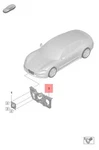Genuine Porsche Taycan Y1A Bracket PAD907390D. Fixed Price $49.65.
